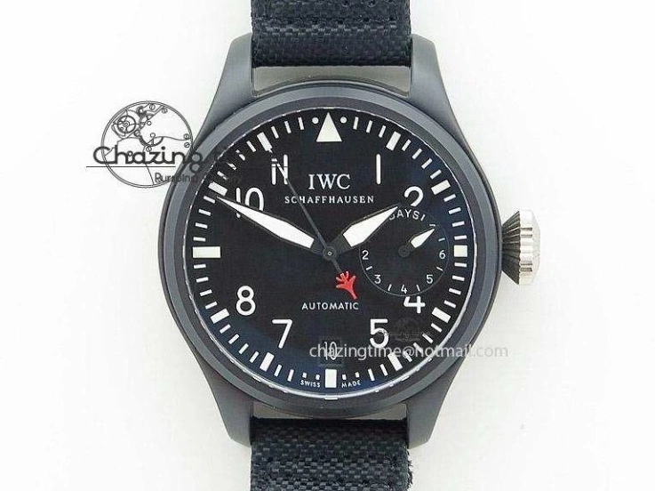 MIROTIME 0824 Stretchable Pilot Chrono 2016 IW377719 ZF 1:1 Best Edition Gray Dial on SS Bracelet A 7135